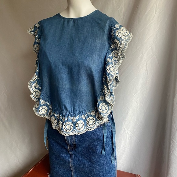 Brand new jeans top with details - Picture 14 of 15